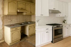 راهنمای کامل بازسازی آشپزخانه قدیمی بدون تخریب کلی