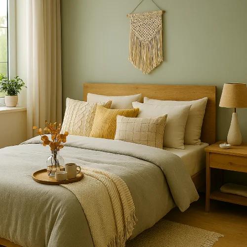 بهترین رنگها برای آرامش در اتاق خواب